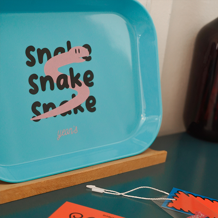 Pink Snake Mini Tray