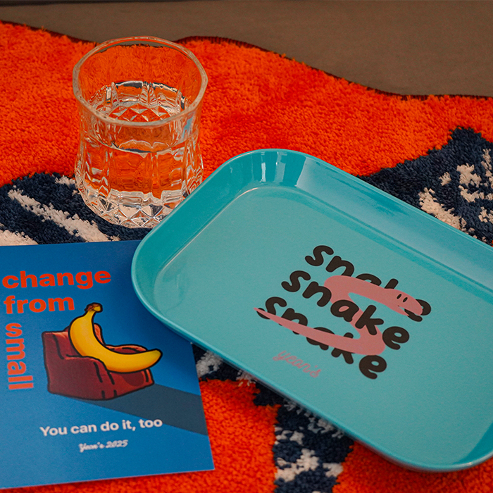Pink Snake Mini Tray